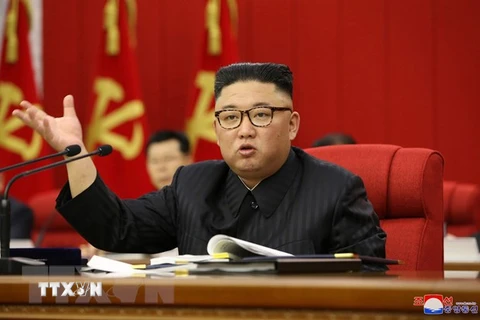 Nhà lãnh đạo Triều Tiên. (Ảnh: YONHAP/TTXVN)