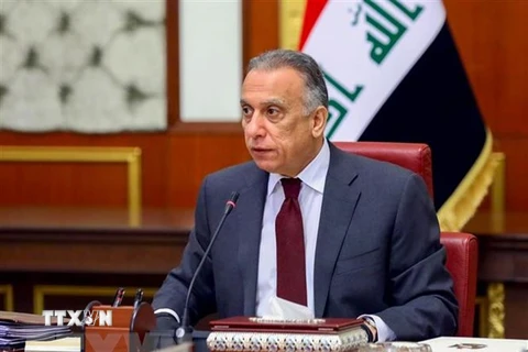 Thủ tướng Iraq Mustafa al-Kadhimi. (Nguồn: AFP/TTXVN)