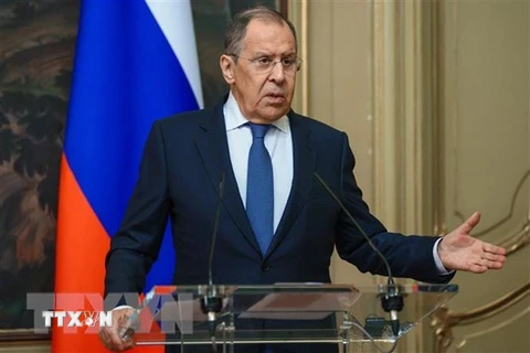 Ngoại trưởng Nga Sergei Lavrov . (Ảnh: AFP/TTXVN) 