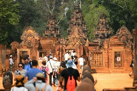 Khu đền Angkor Wat ở Siem Reap, Campuchia. (Nguồn: shutterstock.com) 