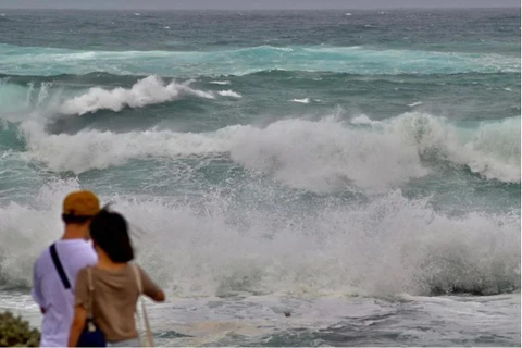 Siêu bão Hinnamnor. (Nguồn: Reuters.)