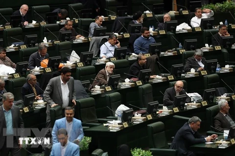 Các nghị sỹ Iraq tham dự một phiên họp Quốc hội. (Ảnh: AFP/TTXVN) 
