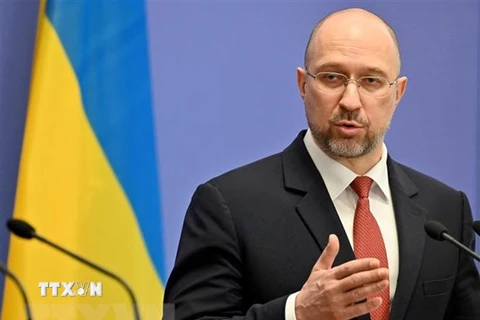 Thủ tướng Ukraine Denys Shmyhal. (Ảnh: AFP/TTXVN) 