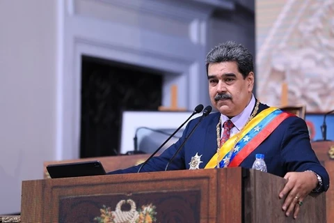 Tổng thống Venezuela Nicolas Maduro. (Nguồn: AP) 