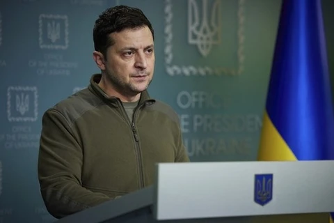 Tổng thống Volodymyr Zelensky. (Nguồn: AFP/TTXVN)