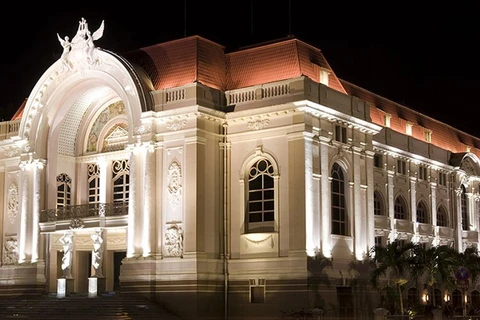 Nhà hát Thành phố Hồ Chí Minh. (Nguồn:TTXVN)