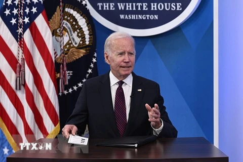 Tổng thống Mỹ Joe Biden (Ảnh: AFP/TTXVN)