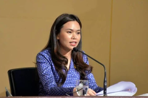 Phó phát ngôn Chính phủ Thái Lan, bà Traisuree Taisaranakul.(Nguồn: Reuters.)
