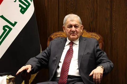 Tổng thống Iraq Abdul Latif Rashid (Ảnh: AFP/TTXVN)