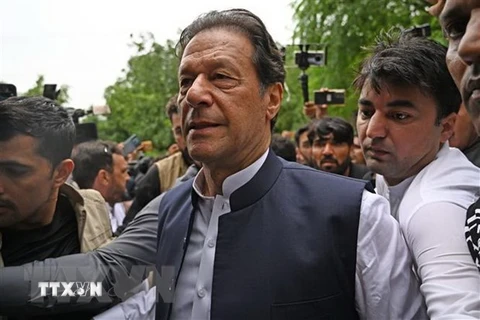 Cựu Thủ tướng Pakistan Imran Khan. (Ảnh: AFP/TTXVN)