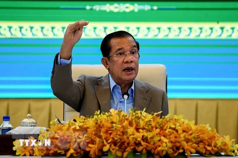 Thủ tướng Campuchia Samdech Techo Hun Sen. (Ảnh: AFP/TTXVN)