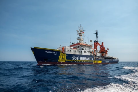 Tàu cứu hộ Humanity 1 của tổ chức phi chính phủ (NGO) SOS Humanity của Đức.(Nguồn: SOS Humanity)