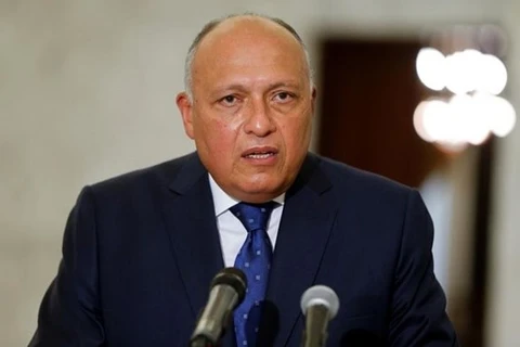 Ngoại trưởng Ai Cập Sameh Shoukry. (Nguồn: cairoscene)