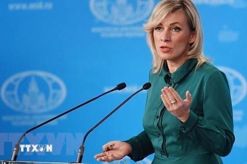 Người phát ngôn Bộ Ngoại giao Nga Maria Zakharova. (Ảnh: Tehran Times/TTXVN)