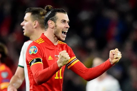 Bale trong màu áo đội tuyển Xứ Wales. (Nguồn: Getty Images) 