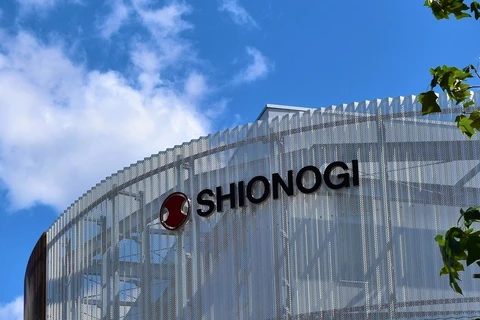Biểu tượng của công ty dược phẩm Shionogi & Co. (Ảnh: Shionogi) 
