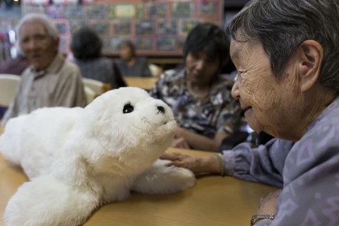 Chú hải cẩu mang tên Paro (Nguồn: Reuters.)
