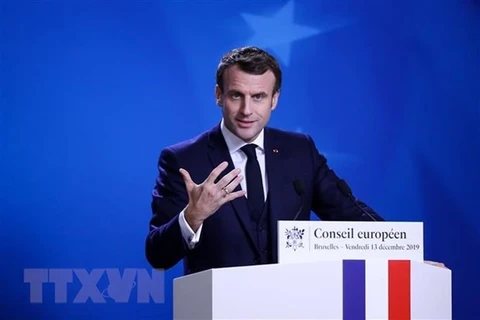 Tổng thống Pháp Emmanuel Macron. (Ảnh: THX/TTXVN) 