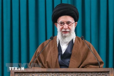 Lãnh đạo tối cao Iran Ali Khamenei. (Ảnh: AFP/TTXVN) 