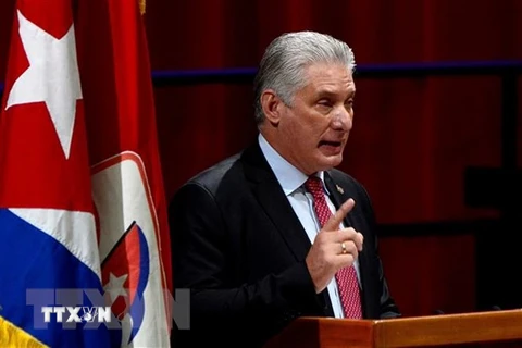 Chủ tịch Cuba Miguel Díaz-Canel tiếp CEO Tập đoàn dầu khí Rosneft