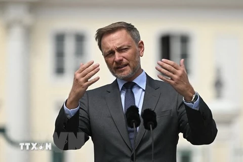 Bộ Tài chính Đức Christian Lindner. (Ảnh: AFP/TTXVN) 