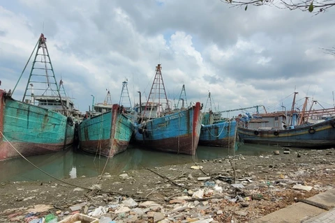 Bà Rịa-Vũng Tàu: Tàu cá bị cháy trên biển, 13 ngư dân được đưa vào bờ