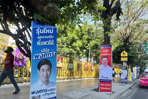 Bầu cử Thái Lan: Ứng cử của Đảng Tiến bước bứt tốc ấn tượng