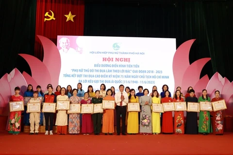 Hội Liên hiệp Phụ nữ thành phố Hà Nội tôn vinh 75 điển hình ái quốc