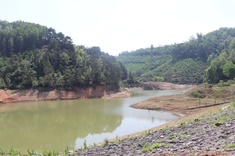 Thời tiết khô hạn khiến hồ chứa ở Cao Bằng có nguy cơ bị cạn kiệt