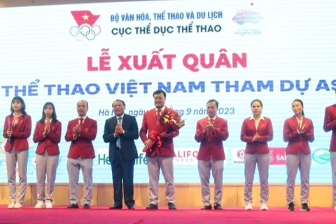 Lễ xuất quân đoàn Thể thao Việt Nam tham dự ASIAD 19