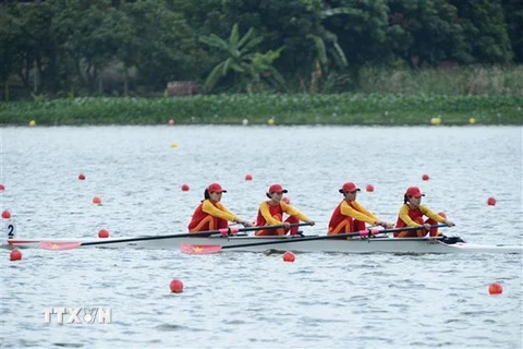 ASIAD 19: Đua thuyền Việt Nam bước vào các nội dung thi đấu đầu tiên