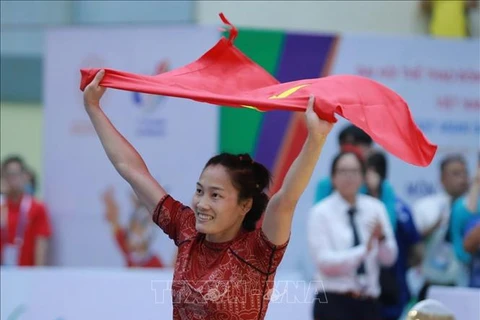ASIAD 2023: Võ sỹ Jujitsu Phùng Thị Huệ giành huy chương Đồng