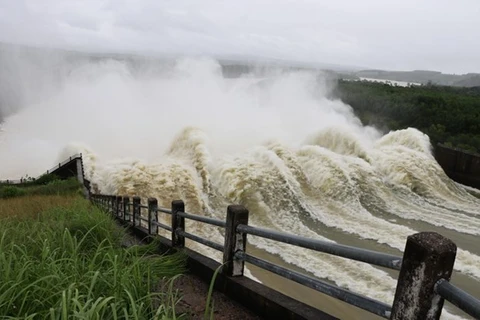 Ba hồ thủy điện ở Bình Phước xả tràn bảo đảm an toàn hồ chứa