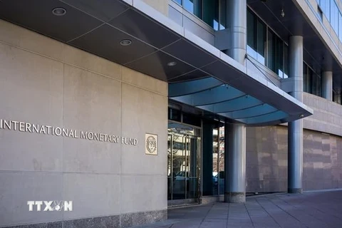 Trụ sở Quỹ Tiền tệ Quốc tế (IMF) tại Washington, DC, Mỹ. (Ảnh: AFP/TTXVN) 