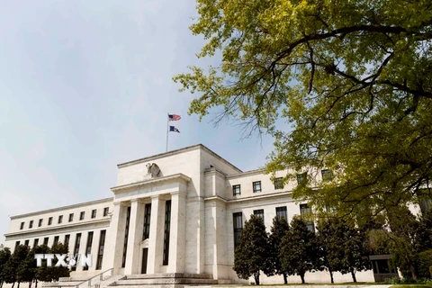 Trụ sở Cục Dự trữ liên bang Mỹ (Fed) ở Washington, DC, Mỹ. (Ảnh: THX/TTXVN) 