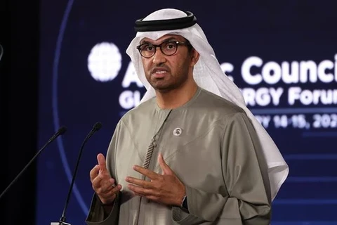 Chủ tịch COP28 Sultan Ahmed al-Jaber. (Ảnh: AFP/TTXVN) 