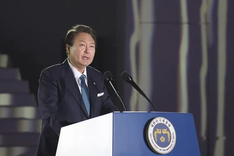 Tổng thống Hàn Quốc Yoon Suk-yeol. (Ảnh: Yonhap/TTXVN) 