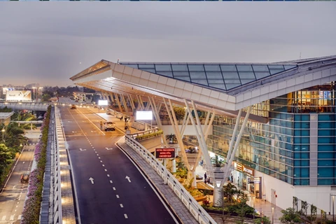 Nhà ga sân bay quốc tế Đà Nẵng vừa được nhận chứng nhận Welcome Chinese. (Ảnh: TTXVN phát)