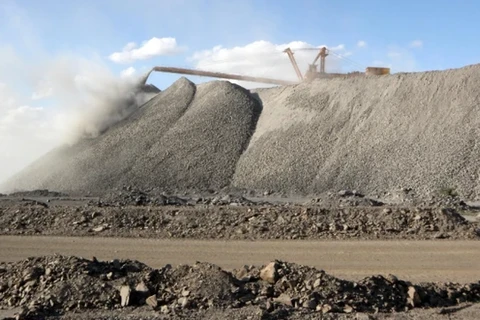 Một chiếc máy chiết xuất vật liệu đất hiếm tại mỏ Bayan Obo ở Nội Mông, Trung Quốc. (Ảnh: Reuters) 