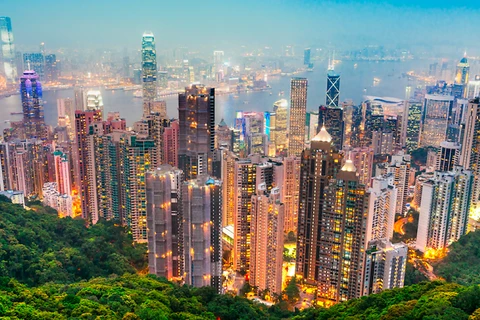 Quang cảnh thành phố Hong Kong.(Nguồn: AFP)