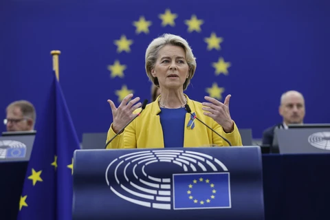 Chủ tịch Ủy ban châu Âu (EC) Ursula von der Leyen.(Nguồn; AP)