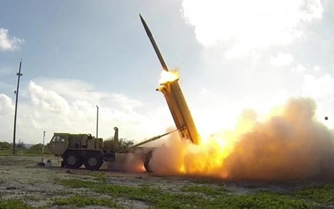 Tên lửa phòng thủ THAAD. (Nguồn: AFP)