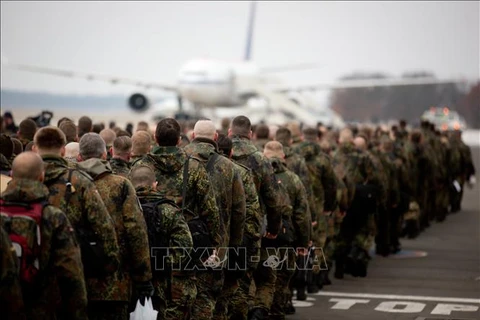 Binh sỹ Đức tại thủ đô Berlin. (Ảnh tư liệu: AFP/TTXVN) 