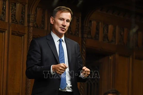 Ông Jeremy Hunt phát biểu tại phiên họp Hạ viện Anh ở London. (Ảnh tư liệu: AFP/TTXVN)