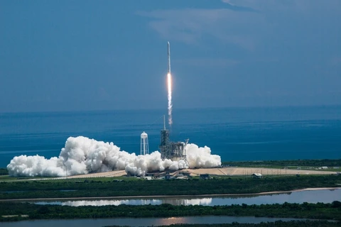Buổi phóng thử tên lửa của SpaceX. (Nguồn: SpaceX)