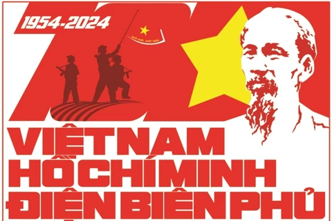 Phát hành bộ tranh cổ động tuyên truyền kỷ niệm 70 năm Chiến thắng Điện Biên Phủ. (Ảnh: Bộ VHTT&DL) 