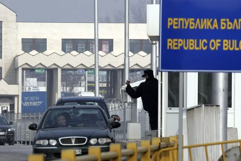 Hình ảnh một cửa khẩu biên giới của Bulgaria. (Ảnh: AFP) 