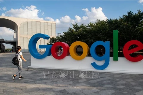 Biểu tượng của Google. (Ảnh: AFP/TTXVN)