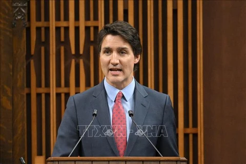 Thủ tướng Canada Justin Trudeau. (Ảnh: AFP/TTXVN)