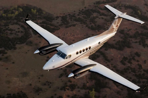 Máy bay cánh quạt đôi Beechcraft King Air 200. (Ảnh minh họa: aopa.org)